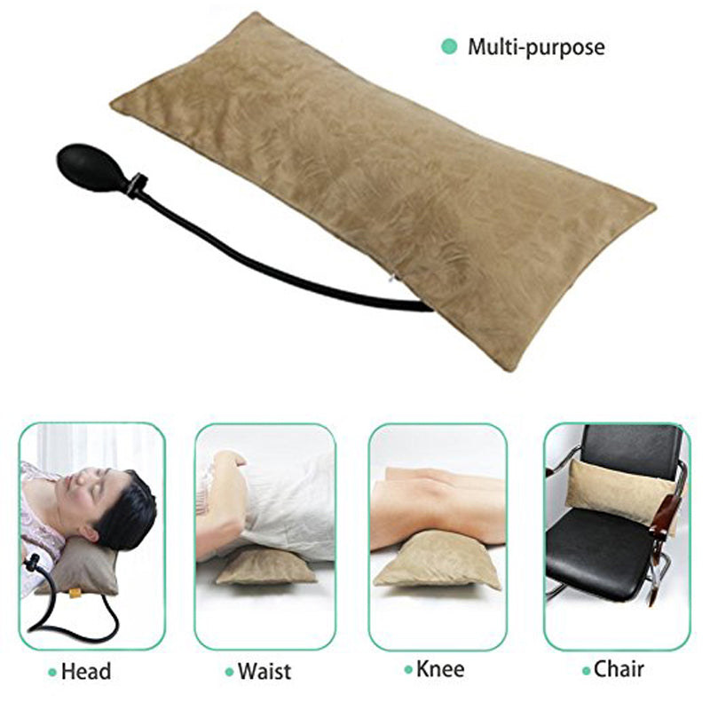 Inflatable Heated Lumbar Support Pillow