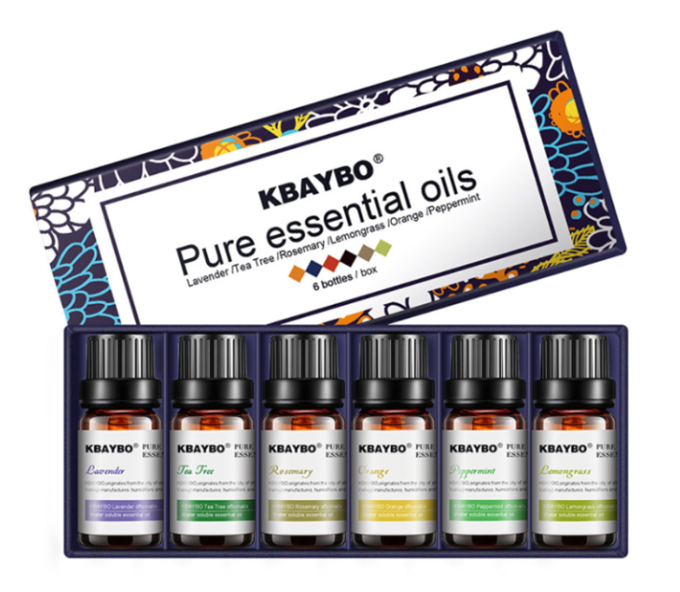 Botanical Aromatherapy Essential Oil Set | 6 Bottles