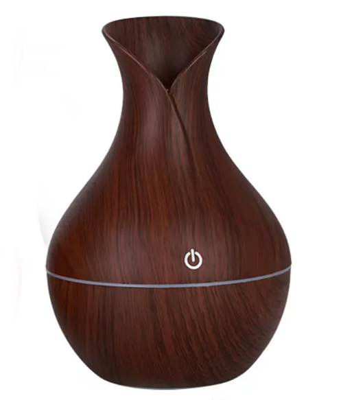 USB Mushroom Aroma Diffuser | Wood Grain | Essential Oil Diffuser