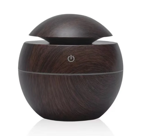 USB Mushroom Aroma Diffuser | Wood Grain | Essential Oil Diffuser